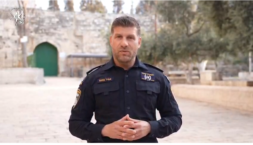 التعامل مع عدة مواقع سقطت فيها شظايا اعتراض في البلدة القديمة وفي الأماكن المقدسة.